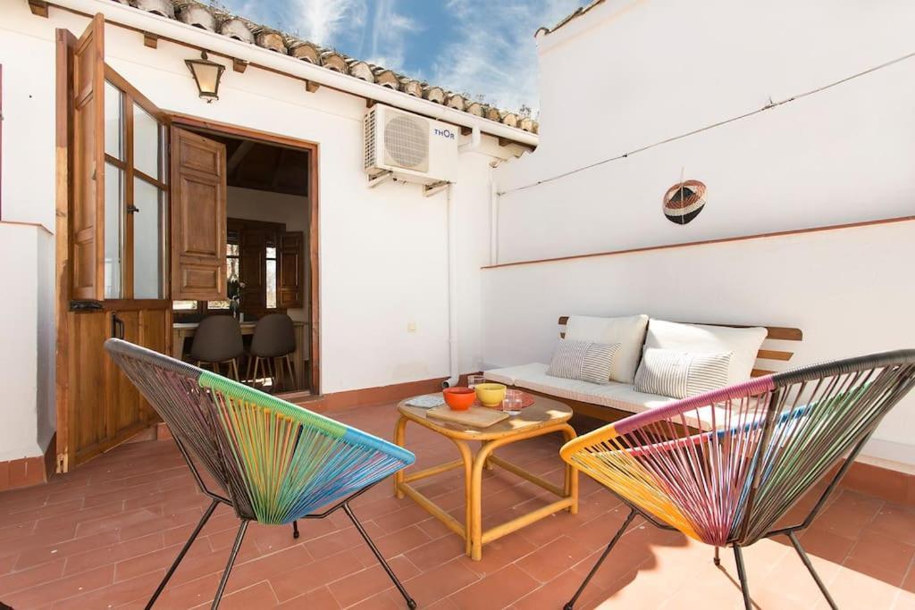 Casa Tipica Del Albaicin Con Interior De Diseno Villa Granada Bagian luar foto